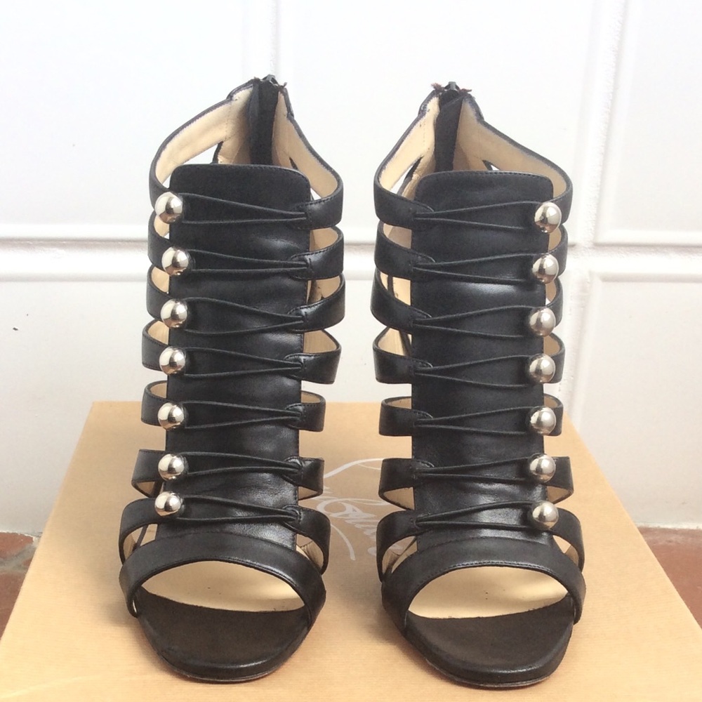 Christian Louboutin Paris Black Calf Heels